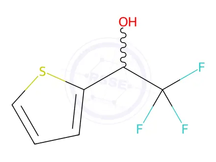 Chemical structure of 2-Thiophenemethanol, a-(trifluoromethyl)-