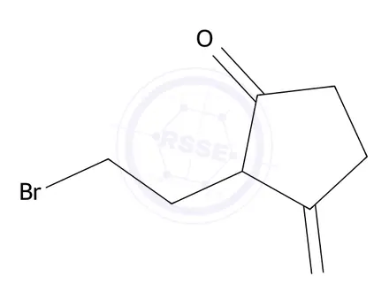 Chemical structure of 2-(2-Bromoethyl)cyclopentane-1,3-dione