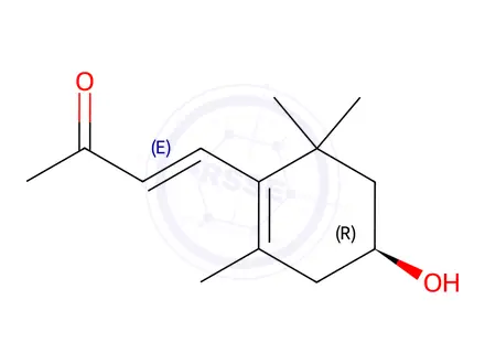 Chemical structure of (3S)-3-Hydroxy-β-ionone