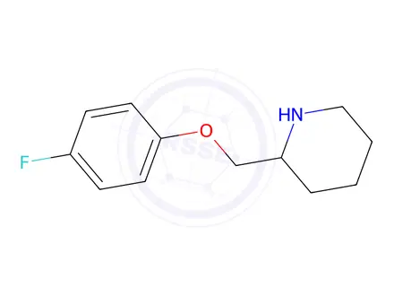 Chemical structure of 2-((4-Fluorophenoxy)methyl)piperidine