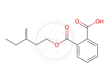 Chemical structure of Mono(3-methylpentyl) Phthalate