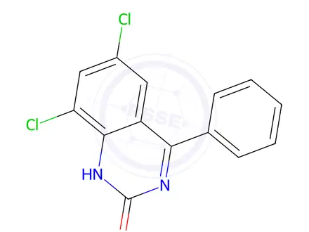 Chemical structure of 6,8-Dichloro-4-phenylquinazolin-2(1H)-one