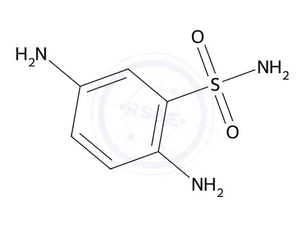 Chemical structure of 2,5-Diaminobenzenesulfonamide