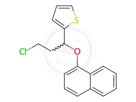 Chemical structure of Duloxetine Chloro Impurity