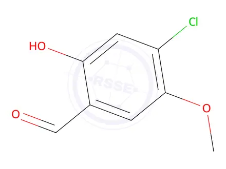 Chemical structure of 4-Chloro-2-hydroxy-5-methoxybenzaldehyde
