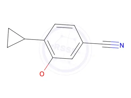 Chemical structure of 4-Cyclopropyl-3-methoxybenzonitrile