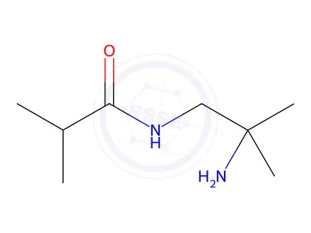 Chemical structure of N-(2-amino-2-methylpropyl)-2-methylpropanamide