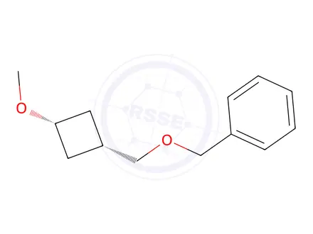 Chemical structure of rel-((((1S,3s)-3-methoxycyclobutyl)methoxy)methyl)benzene