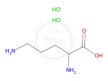 Chemical structure of DL-ORNITHINE DIHYDROCHLORIDE