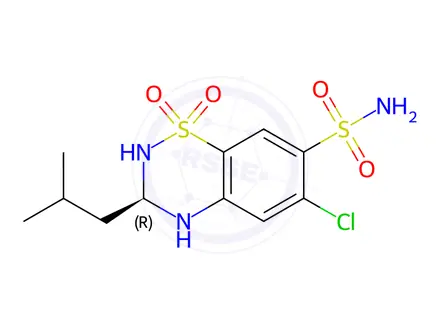Chemical structure of Mebutizide Impurity 1
