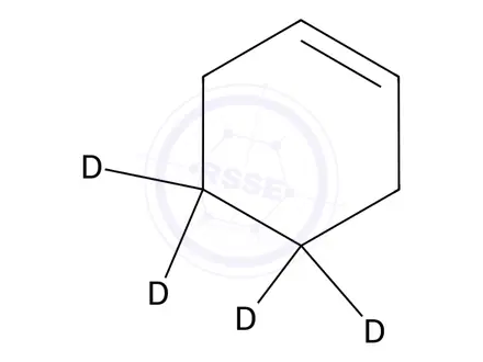 Chemical structure of Cyclohexene-4,4,5,5-d4