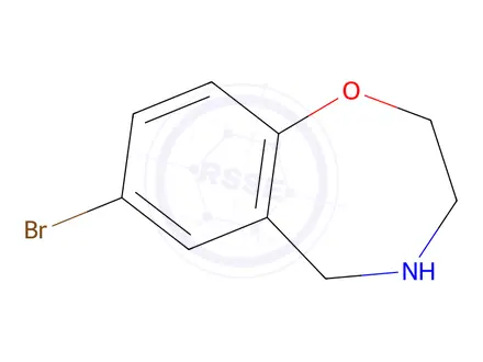 Chemical structure of 7-Bromo-2,3,4,5-tetrahydro-1,4-benzoxazepine