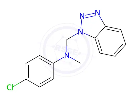 Chemical structure of N-((1H-benzo[d][1,2,3]triazol-1-yl)methyl)-4-chloro-N-methylaniline