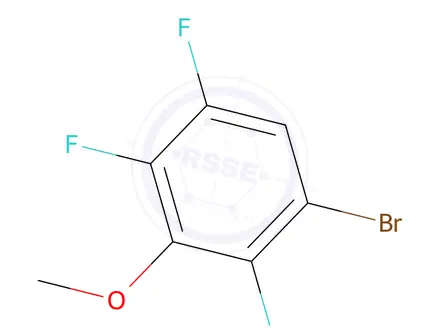 Chemical structure of 1-Bromo-2,4,5-trifluoro-3-methoxybenzene