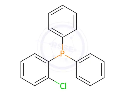 Chemical structure of (2-chlorophenyl)-diphenylphosphane