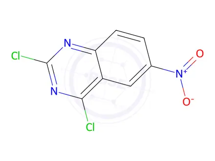 Chemical structure of 2,4-Dichloro-6-Nitroquinazoline