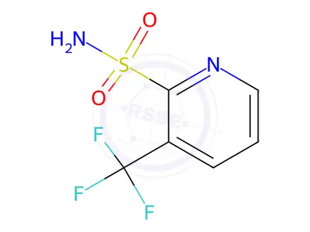 Chemical structure of 3-(Trifluoromethyl)pyridine-2-sulfonamide