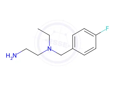 Chemical structure of N1-Ethyl-N1-(4-fluorobenzyl)ethane-1,2-diamine