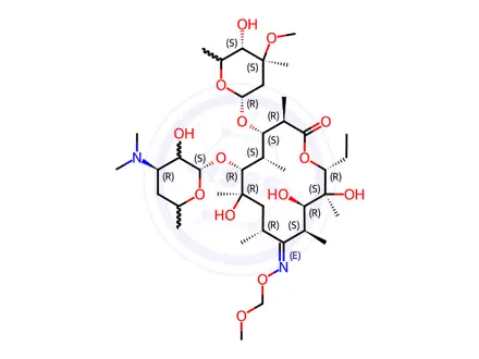 Chemical structure of Roxithromycin Impurity 32