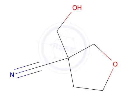 Chemical structure of 3-(Hydroxymethyl)tetrahydrofuran-3-carbonitrile