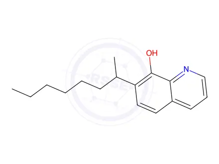Chemical structure of 7-(Octan-2-yl)quinolin-8-ol