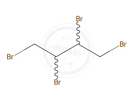 Chemical structure of 1,2,3,4-Tetrabromobutane