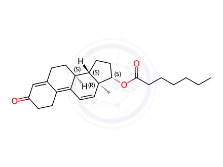 Chemical structure of Trenbolone Enanthate