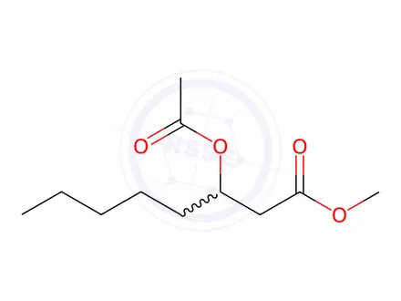 Chemical structure of methyl 3-(acetoxy)octanoate