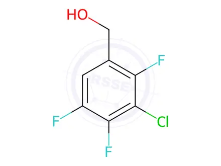 Chemical structure of (3-Chloro-2,4,5-trifluorophenyl)methanol