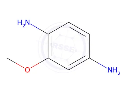 Chemical structure of 2-Methoxybenzene-1,4-diamine
