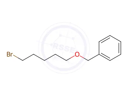 Chemical structure of Benyl-5-Bromoamyl Ether