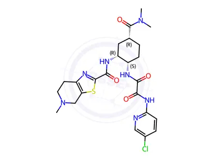 Chemical structure of Edoxaban EP Impurity G