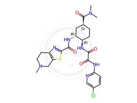 Chemical structure of Edoxaban (1R,2R,4S) Isomer