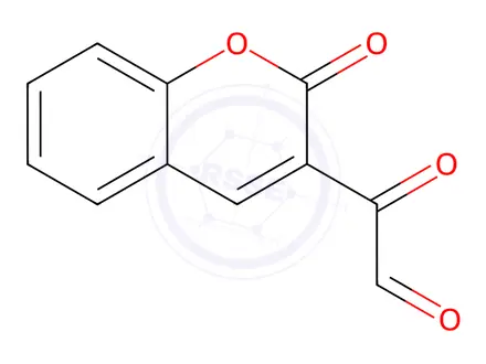 Chemical structure of 2-Oxo-2-(2-oxo-2H-chromen-3-yl)acetaldehyde