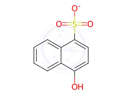 Chemical structure of 4-HYDROXY-1-NAPHTHALENESULFONIC ACID