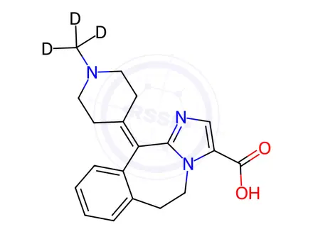 Chemical structure of Alcaftadine 3-Carboxylic Acid-d3