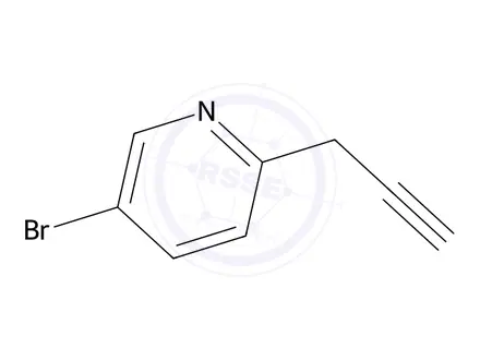 Chemical structure of 5-Bromo-2-(prop-2-yn-1-yl)pyridine
