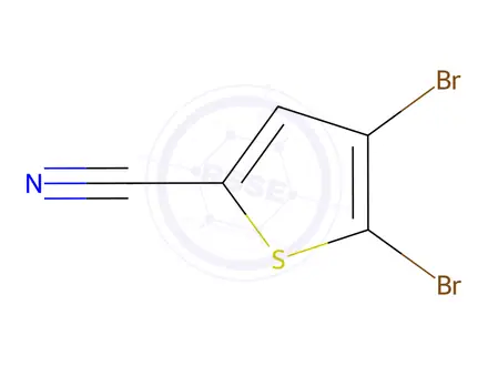 Chemical structure of 4,5-Dibromothiophene-2-carbonitrile
