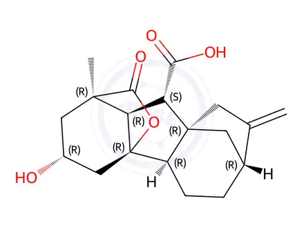 Chemical structure of Gibberellin A51