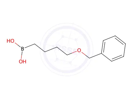Chemical structure of (4-(benzyloxy)butyl)boronic acid