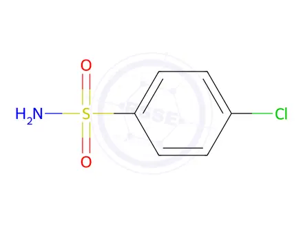 Chemical structure of 4-Chlorobenzenesulphonamide
