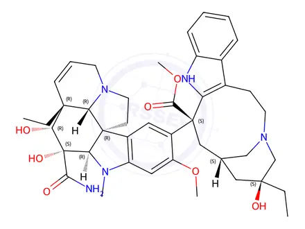 Chemical structure of Vindesine