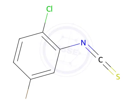 Chemical structure of 5-bromo-2-chlorophenylisothiocyanate