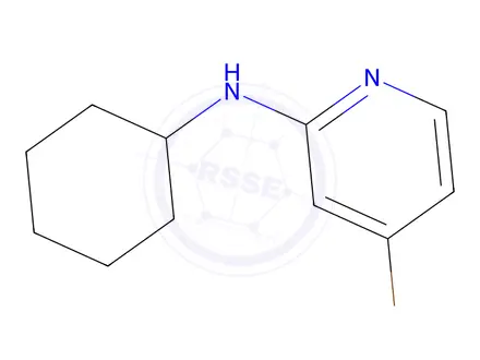 Chemical structure of 4-Bromo-N-cyclohexylpyridin-2-amine