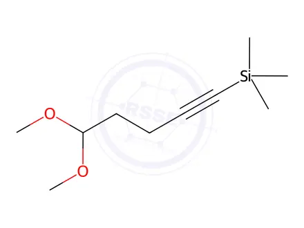 Chemical structure of (5,5-dimethoxypent-1-yn-1-yl)trimethylsilane