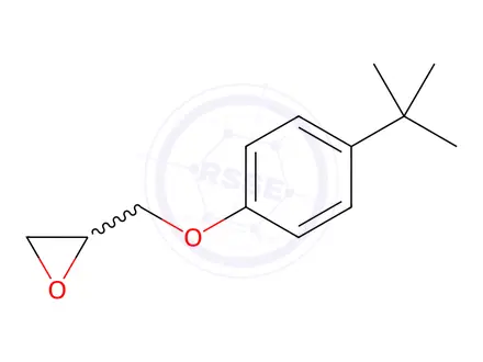 Chemical structure of 4-tert-Butylphenyl Glycidyl Ether