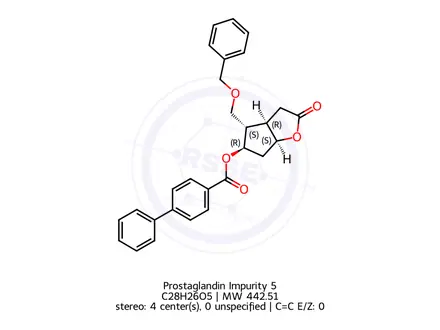 Chemical structure of Prostaglandin Impurity 5