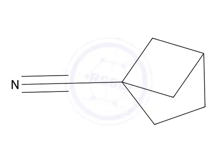 Chemical structure of 126332-40-9 bicyclo[2.1.1]hexane-1-carbonitrile