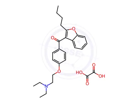 Chemical structure of Amiodarone EP Impurity A Oxalate