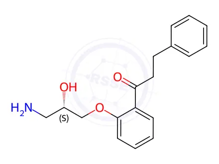 Chemical structure of (S)-N-Despropylpropafenone